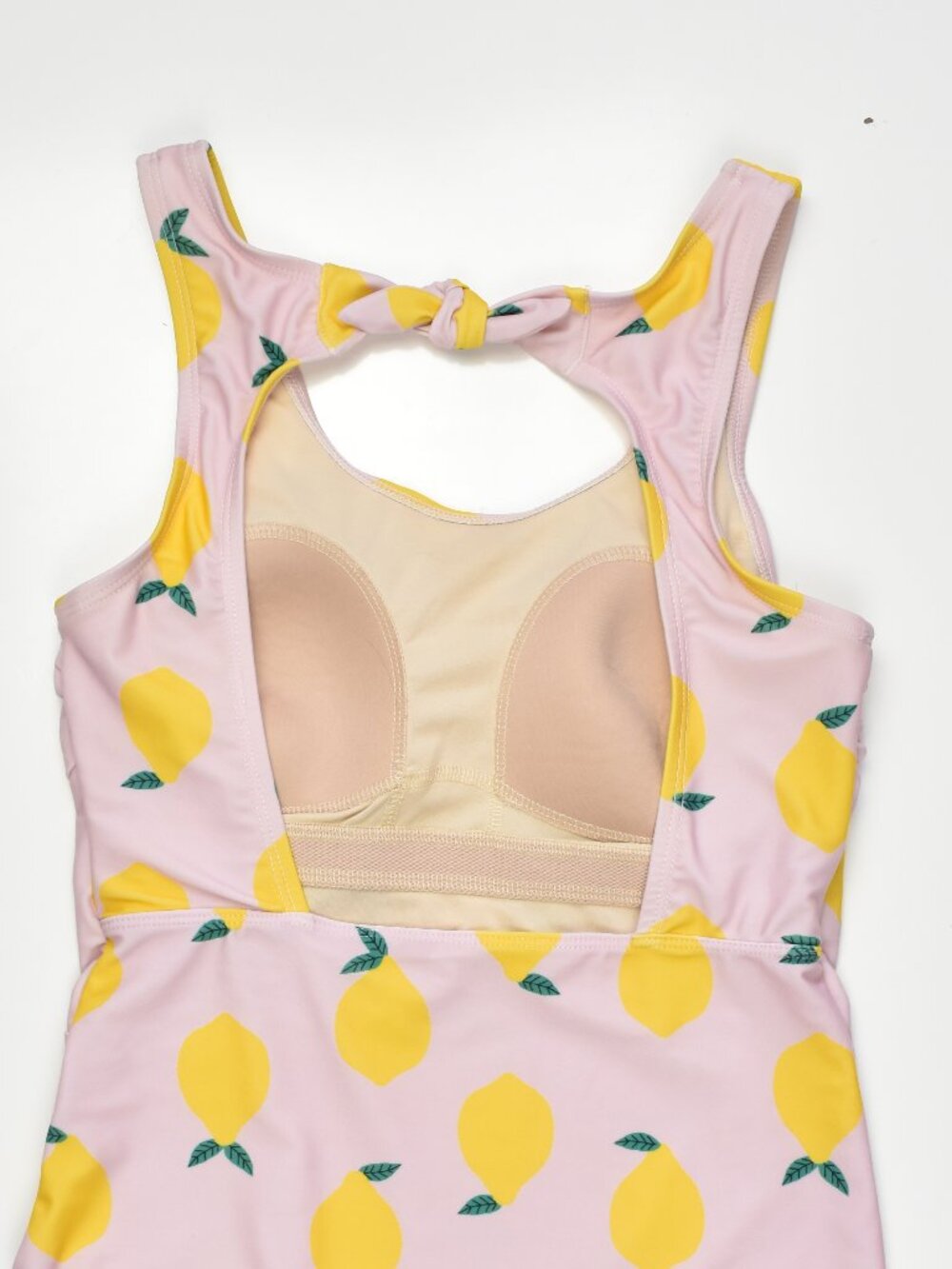 Lime Ricki Lemon Print One-Piece Swimsuit - M - Picture 4 of 7